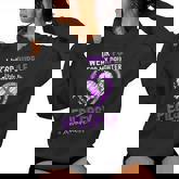 I Wear Purple For My Daughter Epilepsy Awareness Warrior Mom Women Hoodie