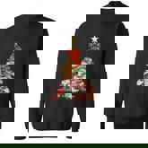 Howdy Christmas Tree Western Cowgirl Boots Xmas Lights Sweatshirt