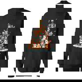 Rabbit Christmas Tree Holiday Bunny Sweatshirt