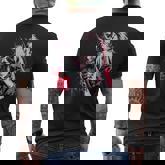 Gothic Anime Demon Waifu Cute Japan Manga Vaporware Retro Men's T-shirt Back Print