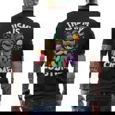 This Is My Purim Costume Jewish Holiday Mask Carnival Party Men's T-shirt Back Print