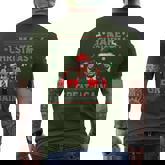 Trump Dance Merry Christmas Ugly Xmas Sweater Pajamas Men's T-shirt Back Print