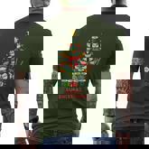 Merry Sushixmas Sushi Christmas Tree Japanese Xmas Men's T-shirt Back Print