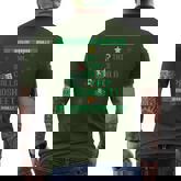 Oh This Calls For A Spreadsheet Christmas Sweater Excel Ugly Men's T-shirt Back Print