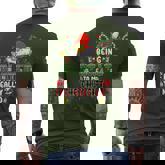 Being Related To Me Christmas Family Ugly Sweater Pajamas Men's T-shirt Back Print