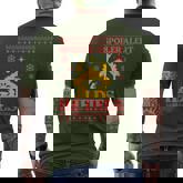 Spoiler Alert He Dies Jesus Nativity Scene Ugly Christmas Men's T-shirt Back Print