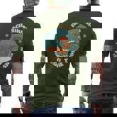 Ugly Dachshund Christmasthrough The Snow Christmas Men's T-shirt Back Print