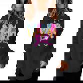 Baseball Mama Drip Ice Cream Baseball Mom Mother's Day Women Sweatshirt