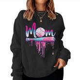 Baseball Mom Ice Cream Drip Mother's Day Baseball Mama Women Sweatshirt