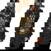 Magical Mom Manager Of Mischief Mom Mother's Day Halloween Women Sweatshirt