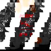 Mom Of The Birthday Boy Pit Crew Race Car Matching Family Women Sweatshirt