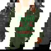 Jesus Was The First Scarecrow Ugly Sweater Christmas Parody Women Sweatshirt