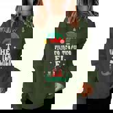 The Kinder Teacher Elf Christmas Matching Family Women Sweatshirt