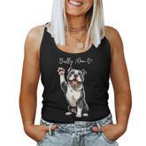 American Bully Pitbull Dog Love Support And Proud Bully Mom Women Tank Top