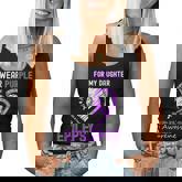 I Wear Purple For My Daughter Epilepsy Awareness Warrior Mom Women Tank Top