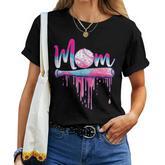 Baseball Mom Ice Cream Drip Mother's Day Baseball Mama Women T-shirt