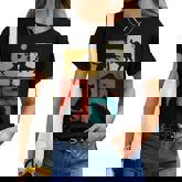 Labrador Vintage Collage Retriever Lab Dad Mom Dog Lover Women T-shirt