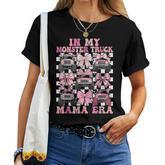 In My Monster Truck Mama Era Coquette Monster Truck Mom Women T-shirt