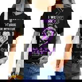 I Wear Purple For My Daughter Epilepsy Awareness Warrior Mom Women T-shirt