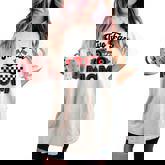 Two Fast Mom Of The Birthday Boy Racing Car Family Women's Oversized Comfort T-shirt