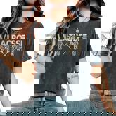 Lacrosse Mom Lacrosse Player Mom Women's Oversized Comfort T-Shirt