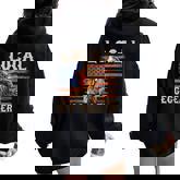 Local Egg Dealer Rooster Farmer Chicken Women Oversized Hoodie Back Print