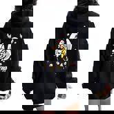 Vintage Roseanne Chicken Roseanne Rooster And Egg Women Oversized Hoodie Back Print