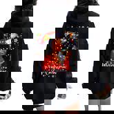 Merry Christmas African American Melanin Pjs Xmas Women Women Oversized Hoodie Back Print