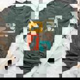 Labrador Vintage Collage Retriever Lab Dad Mom Dog Lover Bella Canvas T-shirt