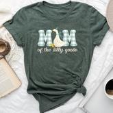 Mom Of The Silly Goose Birthday Party Matching Family Bella Canvas T-shirt