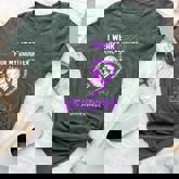 I Wear Purple For My Daughter Epilepsy Awareness Warrior Mom Bella Canvas T-shirt