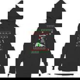 Dinosaurs And Santa Ugly Christmas Sweater Hoodie