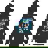 Juneau Alaska Bear Northern Lights Hoodie