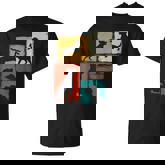 Labrador Vintage Collage Retriever Lab Dad Mom Dog Lover T-Shirt