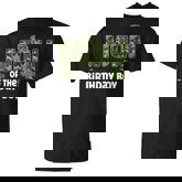 Mom Of The Birthday Boy Army Camouflage Birthday Party T-Shirt