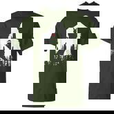 Christmas Bigfoot Sasquatch Tree Lights Xmas Boys T-Shirt