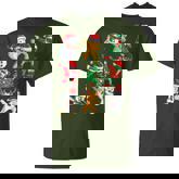 Christmas Squad Santa Dabbing Elf Family Matching Boys Girls T-Shirt