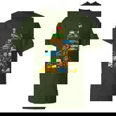 Construction Vehicles Truck Boys Toddler Christmas Tree T-Shirt