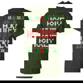 Xmas Ornaments Ugly Christmas Sweater Hockey Player T-Shirt