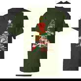 Howdy Christmas Tree Western Cowgirl Boots Xmas Lights T-Shirt