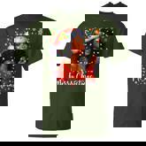 Merry Christmas African American Melanin Pjs Xmas Women T-Shirt