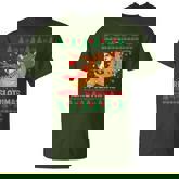 Merry Slothmas Ugly Christmas Sweater Cute Xmas Sloth Santa T-Shirt