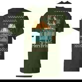 Ugly Christmas Sweater Dumpster Fire Merry And Bright T-Shirt