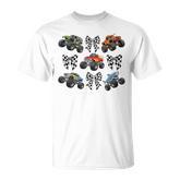 Checkered In My Monster Truck Mama Era Monster Truck Mom T-Shirt