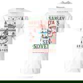 Santa Says 67 Ugly Christmas Sweater Santa T-Shirt