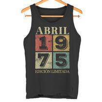 Camiseta Sin Mangas Legendario Desde Agosto 1975 – Regalo Original 50 Cumpleaños – Hombre Mujer Adulto