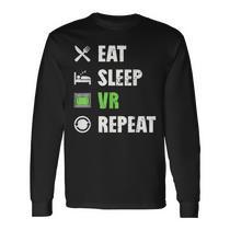 Sweatshirt Eat Sleep Dash Repeat Geometry Gamer - Jeu Vidéo Géométrie