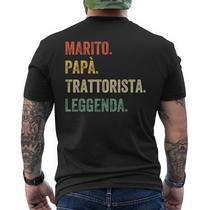 agricoltore papà trattore regalo contadino trecker papà Maglia a Manica