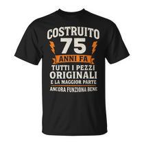 Puzzletee T-Shirt Compleanno Non Ho 75 Anni ma 61,47 Iva - Idea
