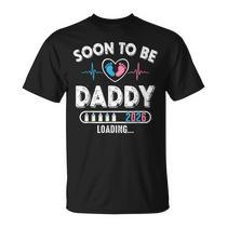Soon To Be Daddy 2025 First Time Dad Father's Day T-Shirt - Monsterry